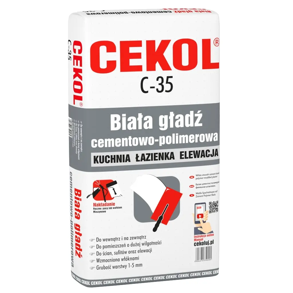 Cekol C-35 Smooth render - 20kg