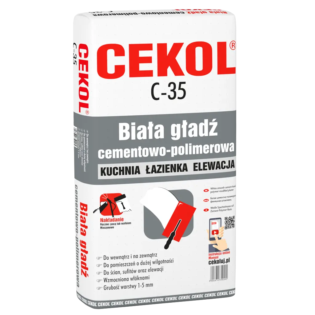 Cekol C-35 Smooth render - 5kg