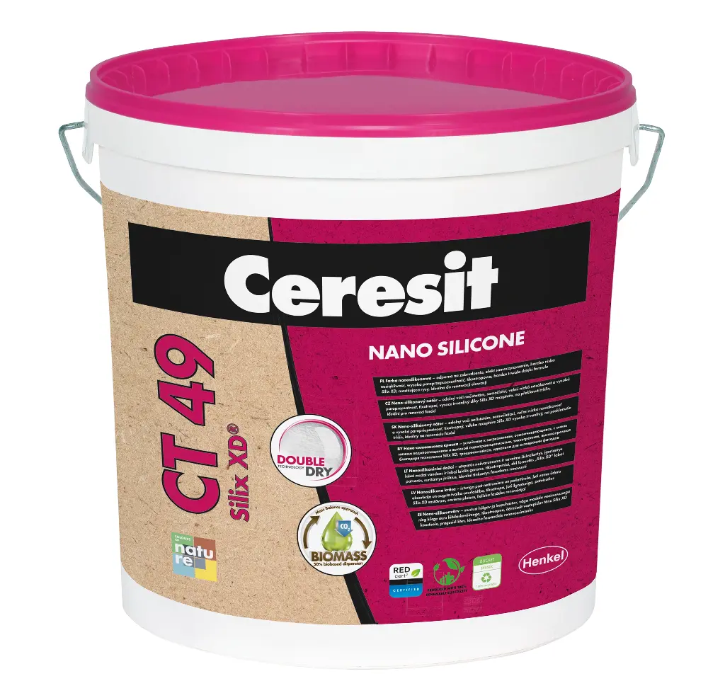 Ceresit CT49 - nano silicone paint - 15L