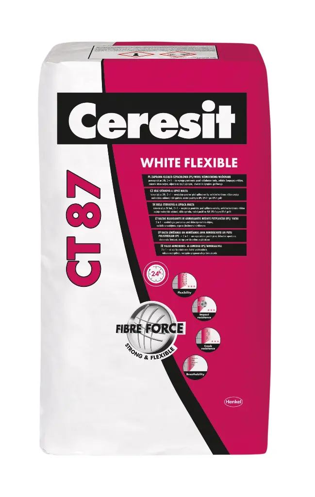 Ceresit CT87 universal adhesive 2in1 WHITE - 25kg