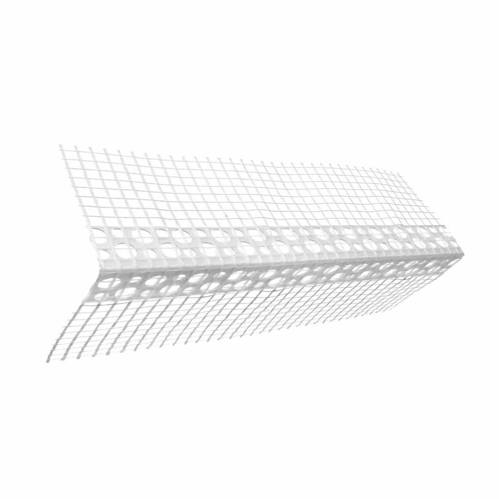 Corner bead PCV with mesh - 3m