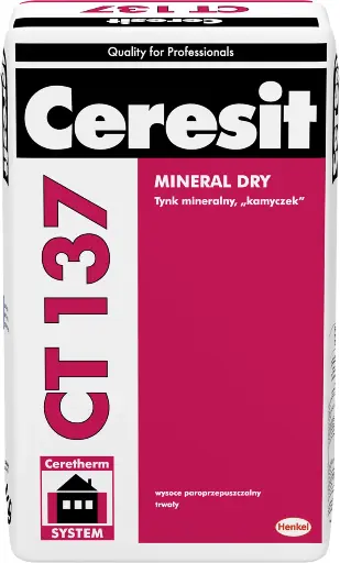 [101204] Ceresit CT137 mineral render DOT 1.5 - WHITE - 25kg