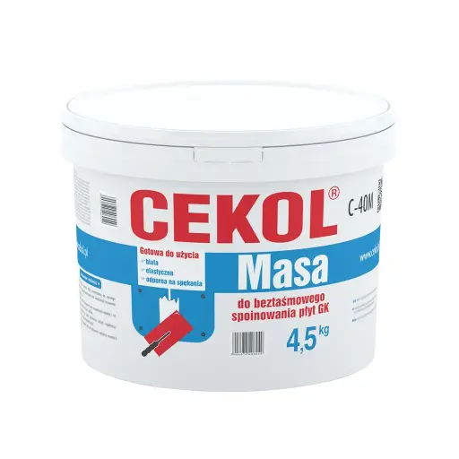 [110304] Cekol C-40M compound for tapeless plasterboard jointing - 4.5kg