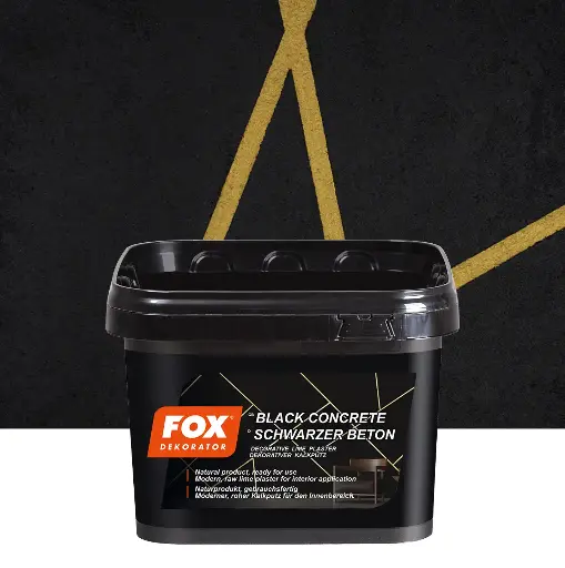 [112572] FOX Dekorator Black Concrete - 14kg